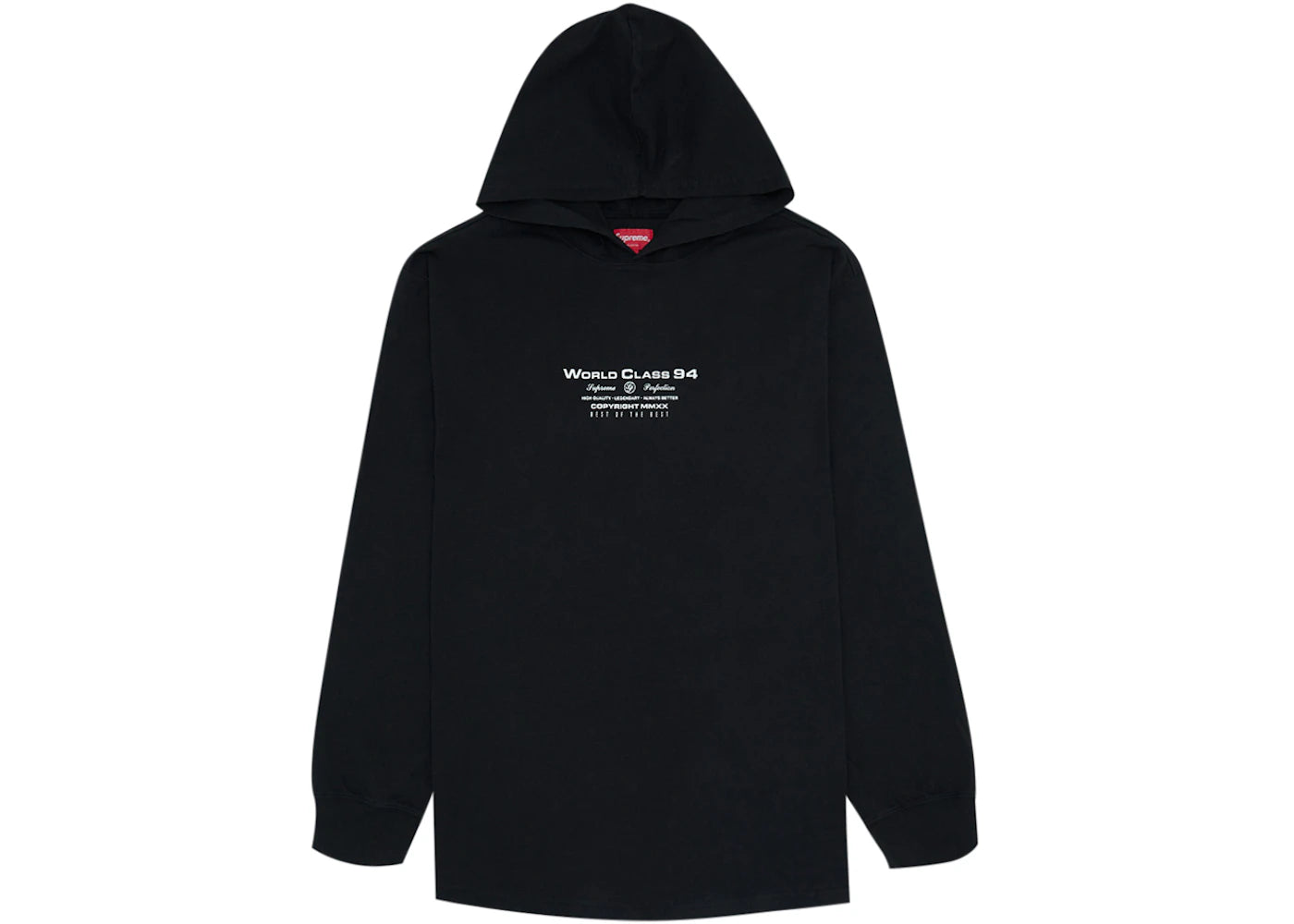 Supreme Best Of The Best Hooded L/S Top Black