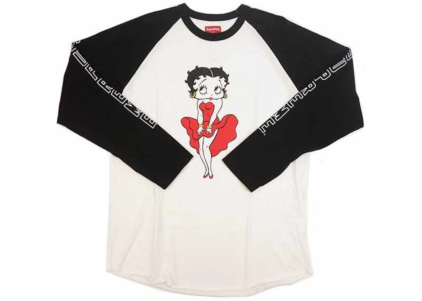 Supreme Betty Boop Raglan Black