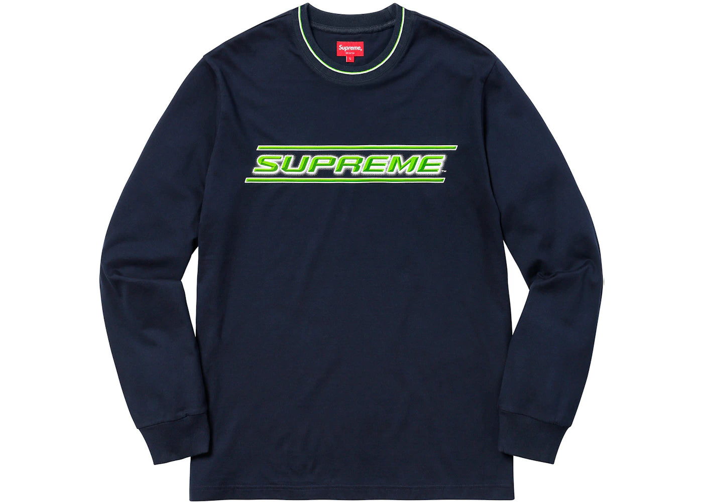 Supreme Bevel L/S Top Navy