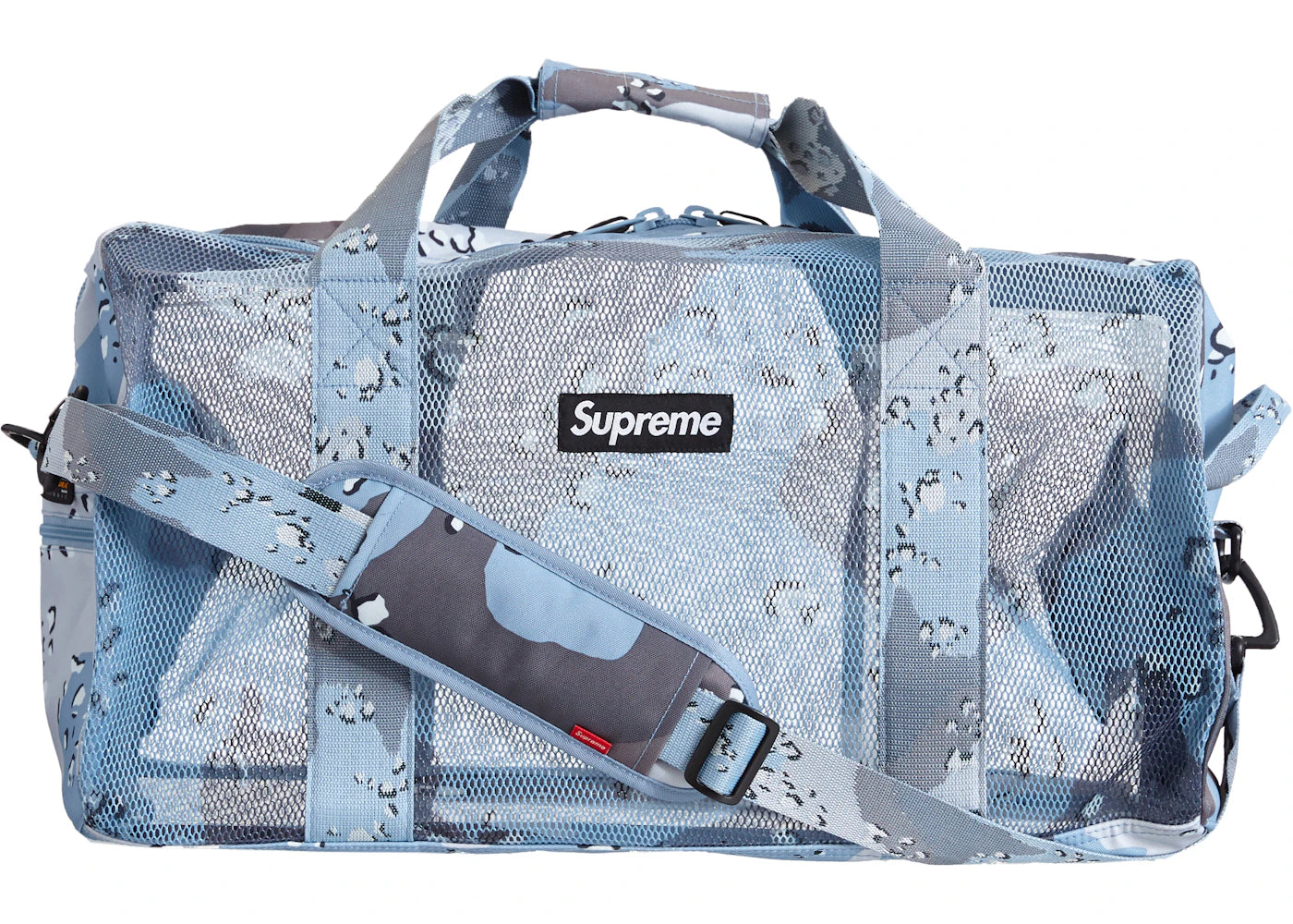 Supreme Big Duffle Bag (SS20) Blue Chocolate Chip Camo