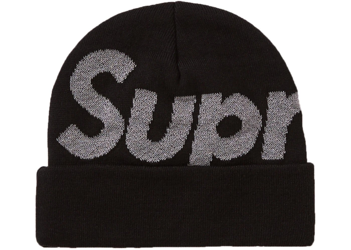 Supreme Big Logo Beanie (FW18) Black