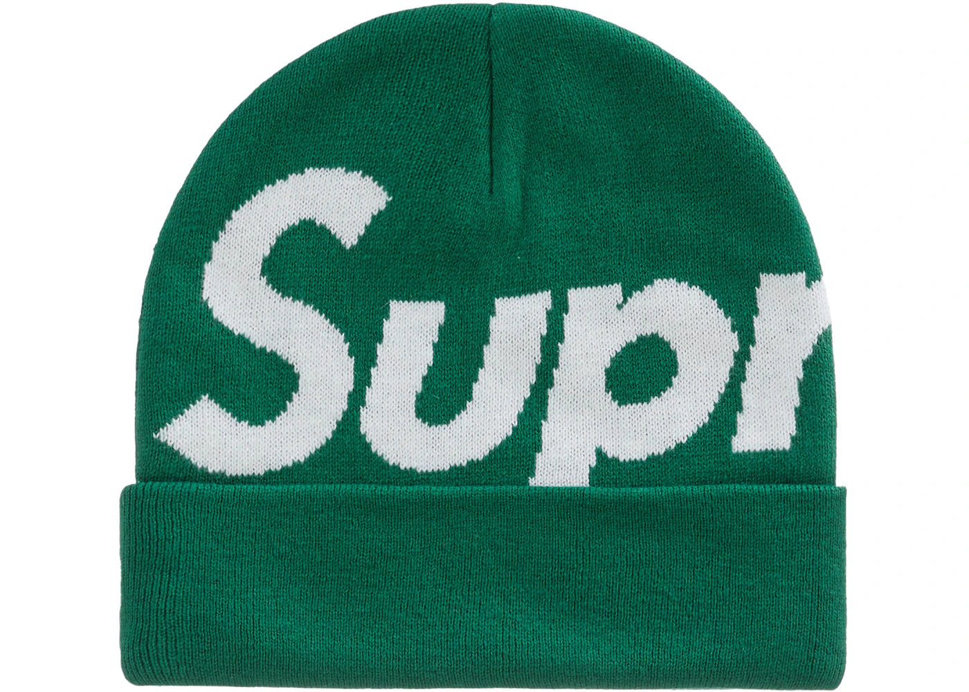 Supreme Big Logo Beanie (FW22) Dark Green