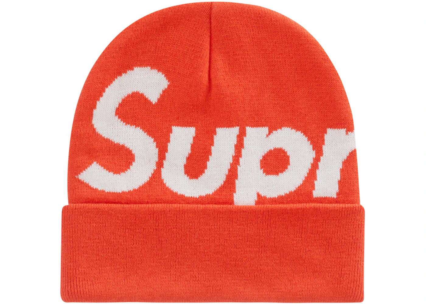 Supreme Big Logo Beanie (FW22) Orange