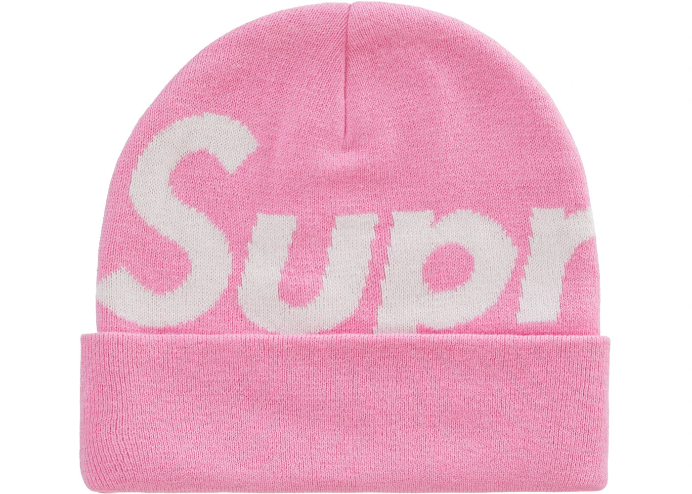 Supreme Big Logo Beanie (FW22) Pink