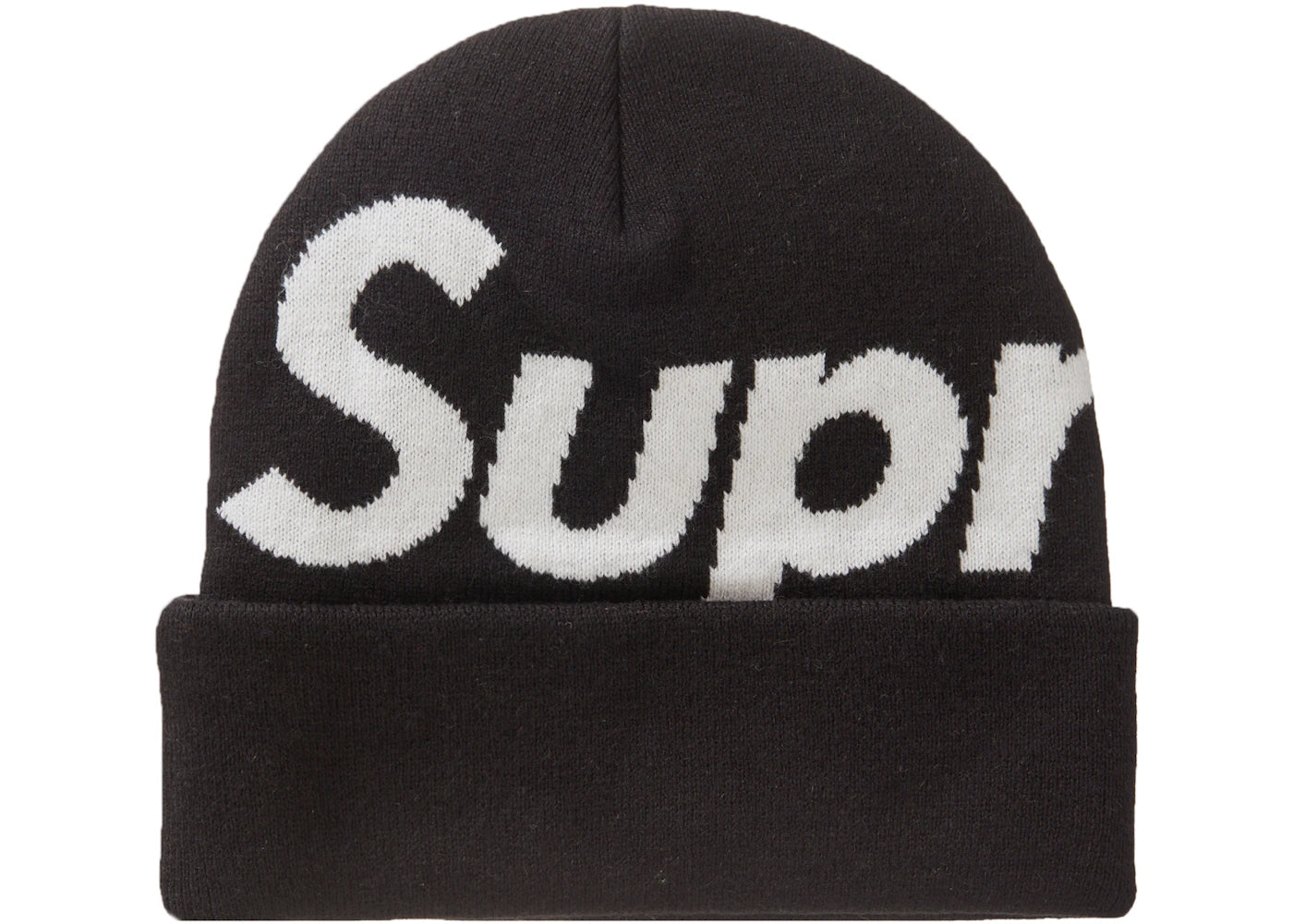 Supreme Big Logo Beanie (FW23) Black