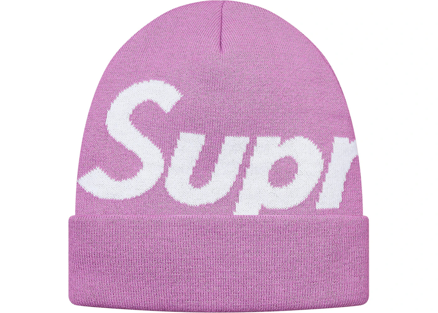 Supreme Big Logo Beanie (FW17) Light Purple
