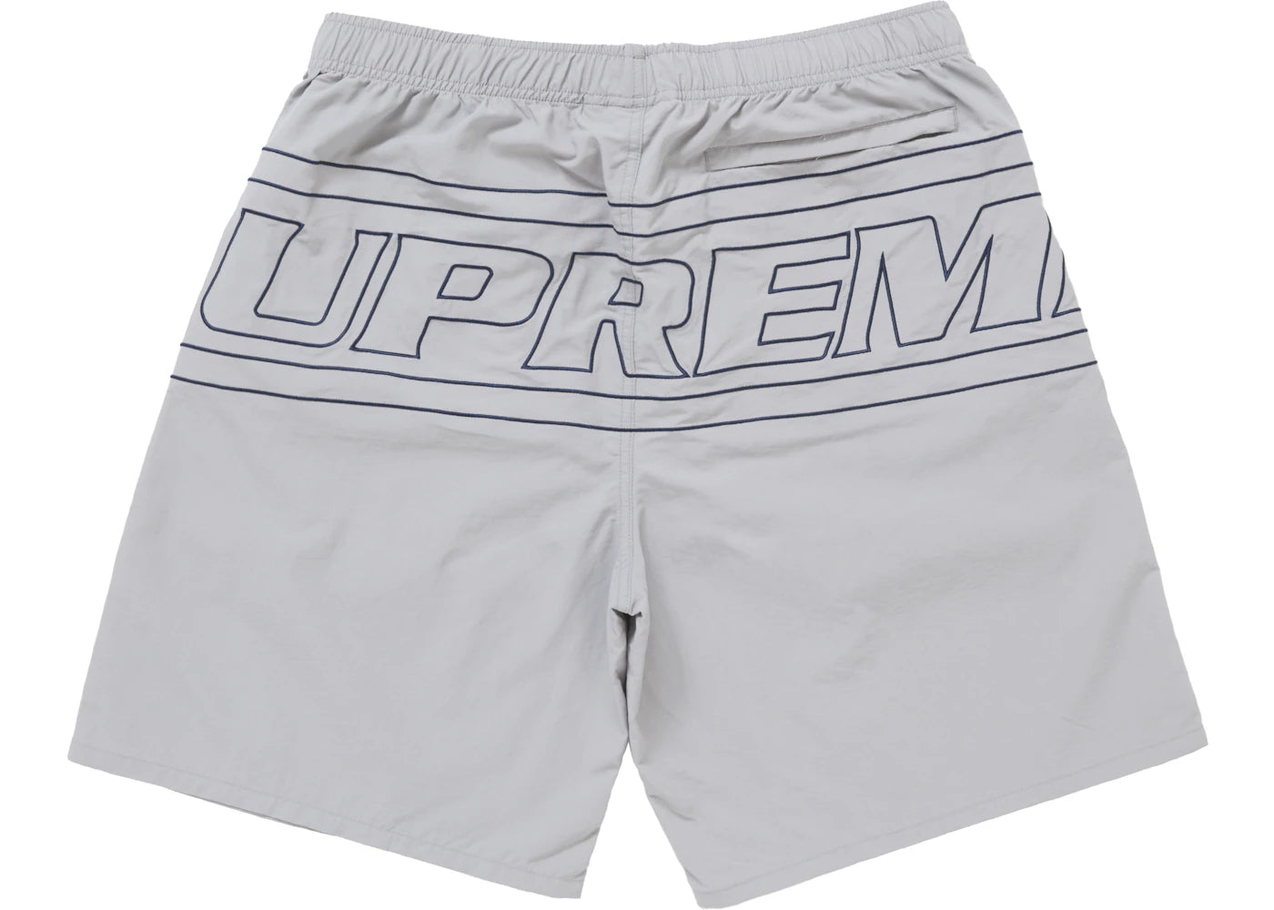 Supreme Big Logo Nylon Short Grey