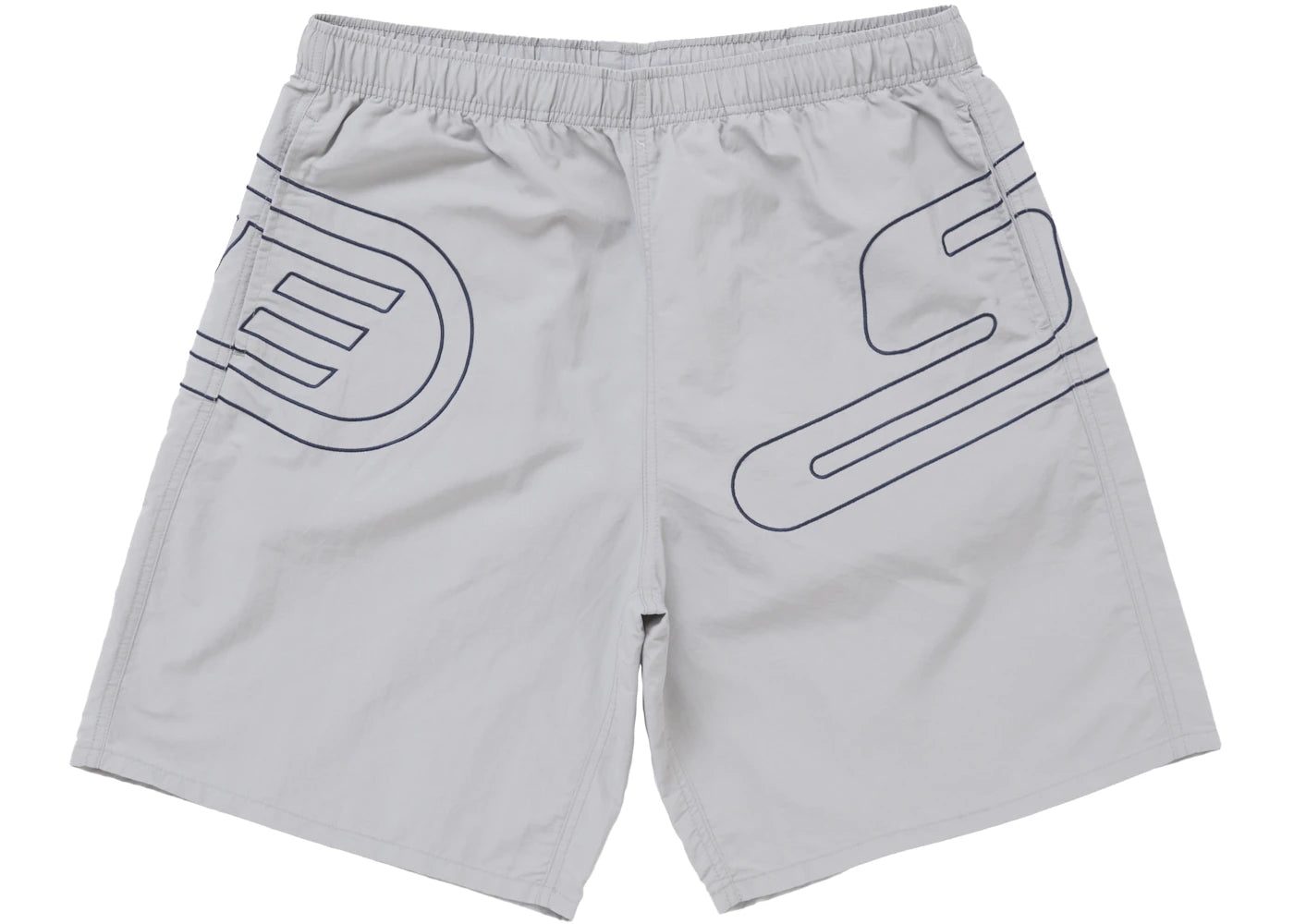 Supreme Big Logo Nylon Short Grey