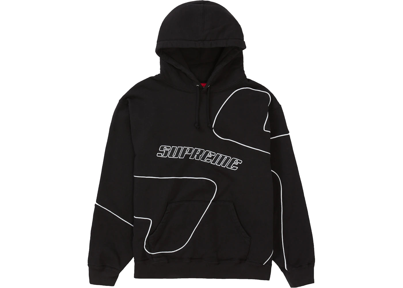 Supreme Big S Hooded Sweatshirt Black