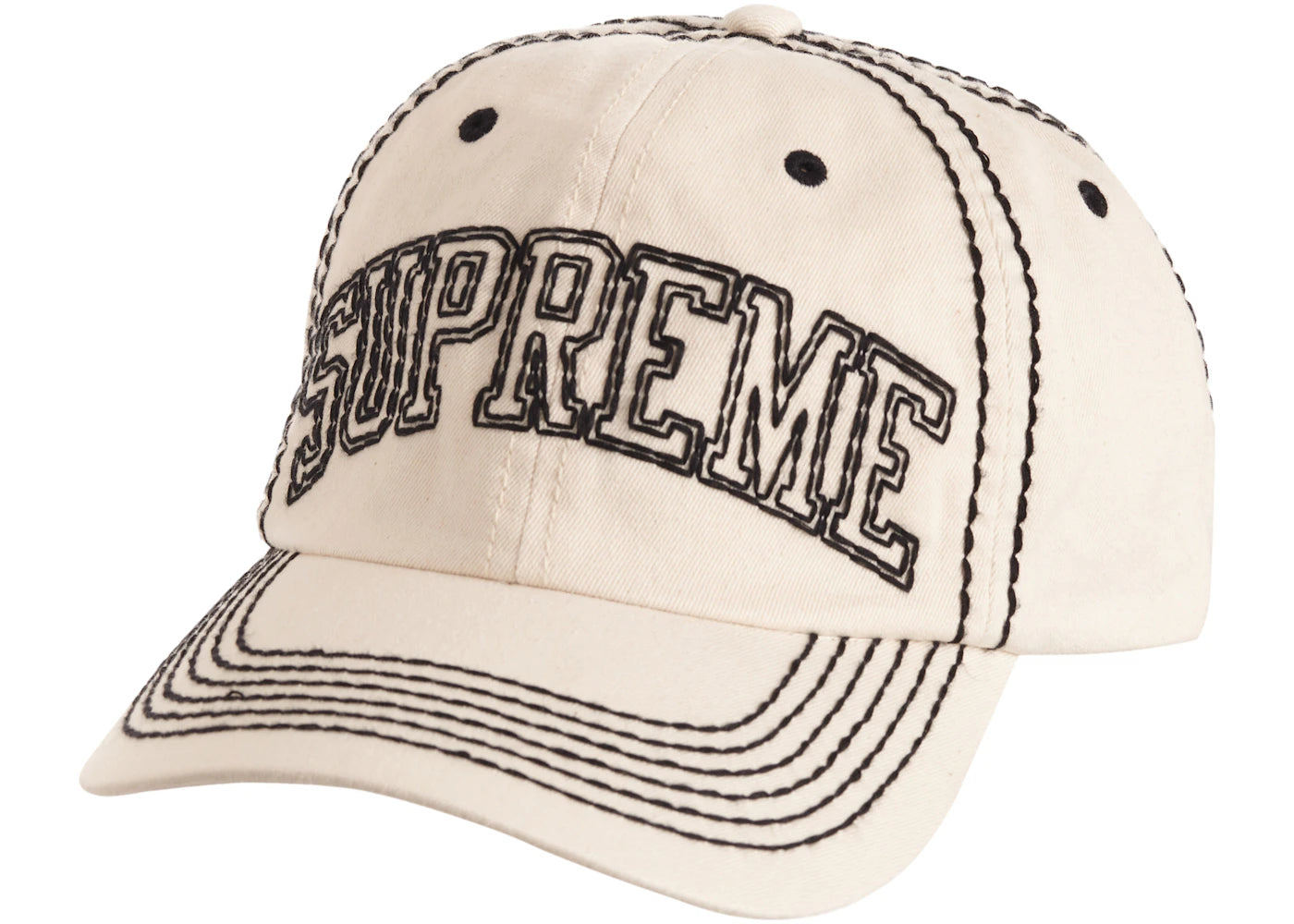 Supreme Big Stitch 6-Panel Natural