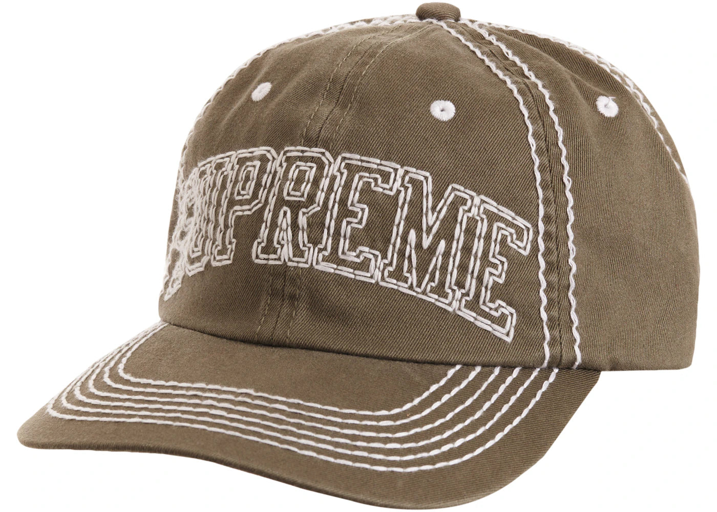 Supreme Big Stitch 6-Panel Olive