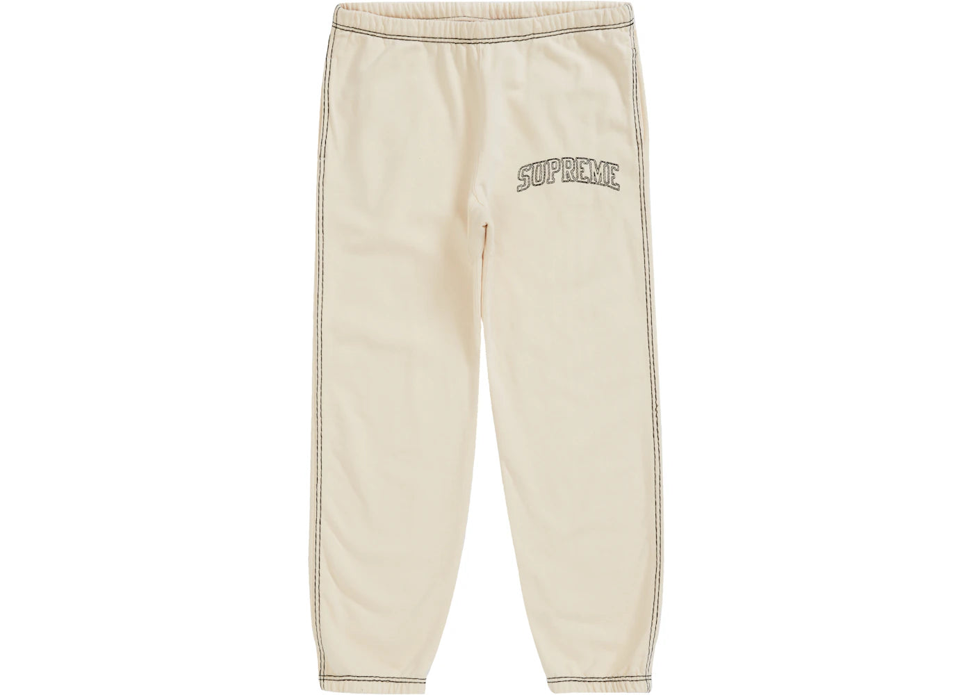 Supreme Big Stitch Sweatpant Natural