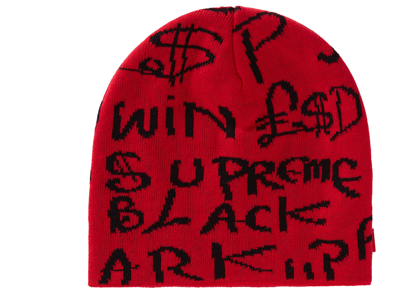 Supreme Black Ark Beanie Red