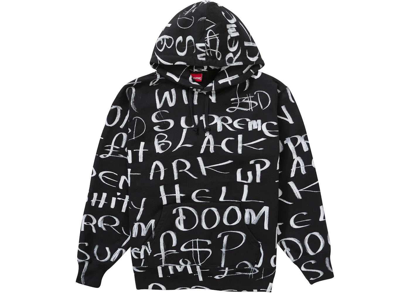 Supreme Black Ark Hooded Sweatshirt Black