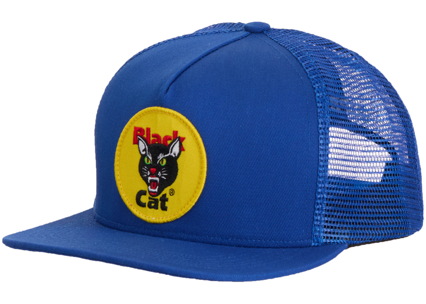 Supreme Black Cat Mesh Back 5-Panel Royal