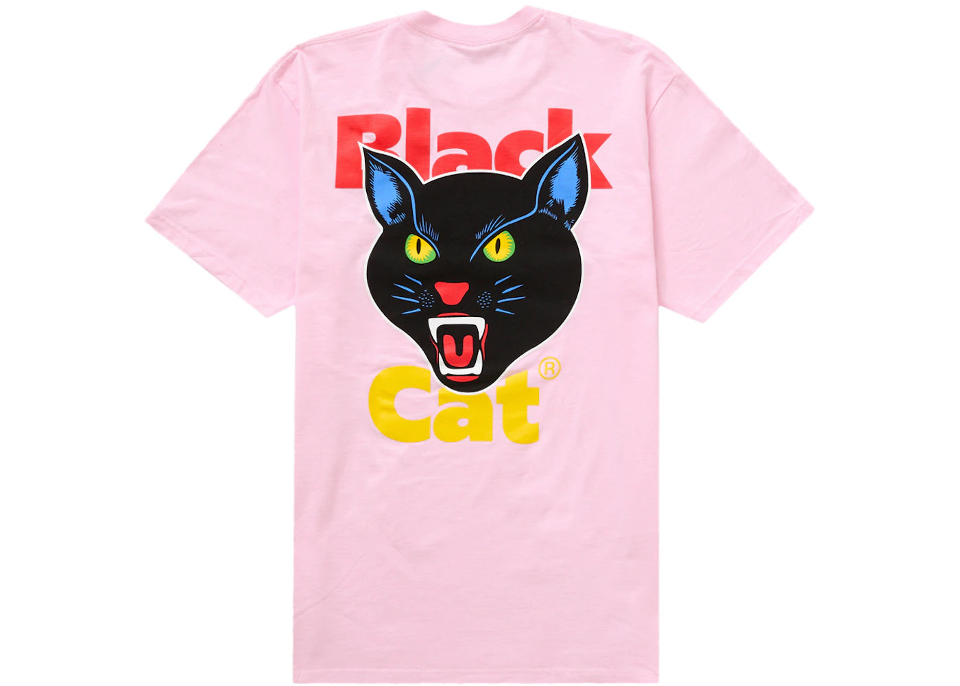 Supreme Black Cat Tee (SS24) Light Pink