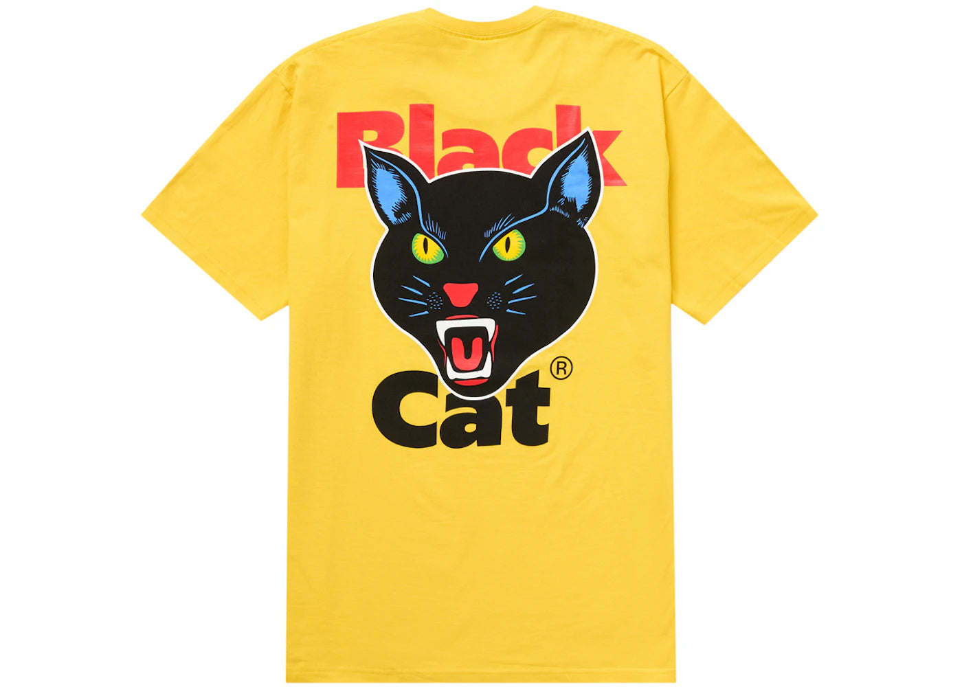 Supreme Black Cat Tee (SS24) Yellow