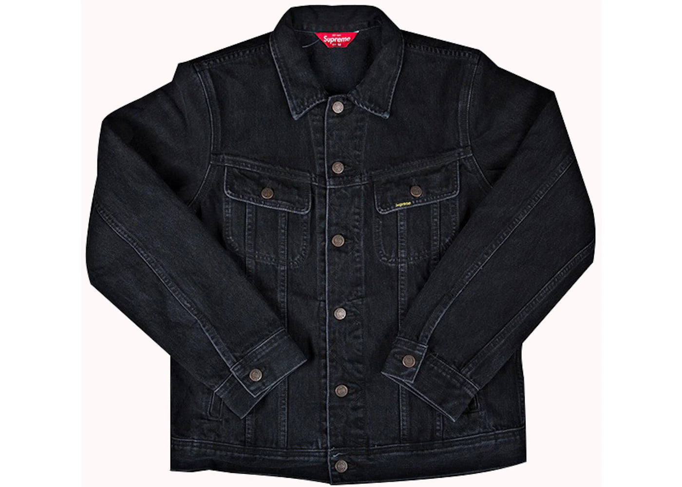 Supreme Black Sabbath Denim Trucker Jacket Black