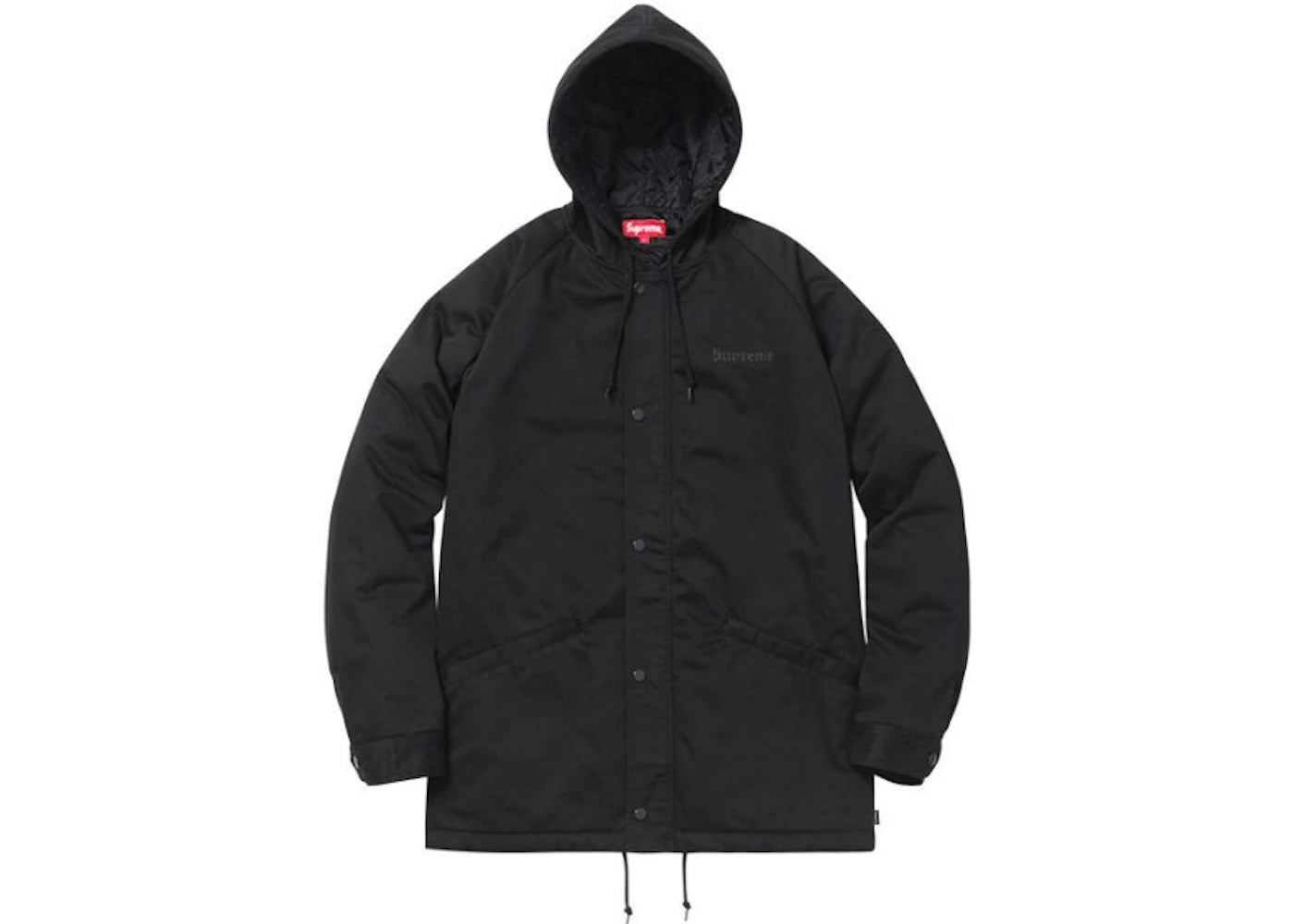 Supreme Black Sabbath Hooded Parka Black