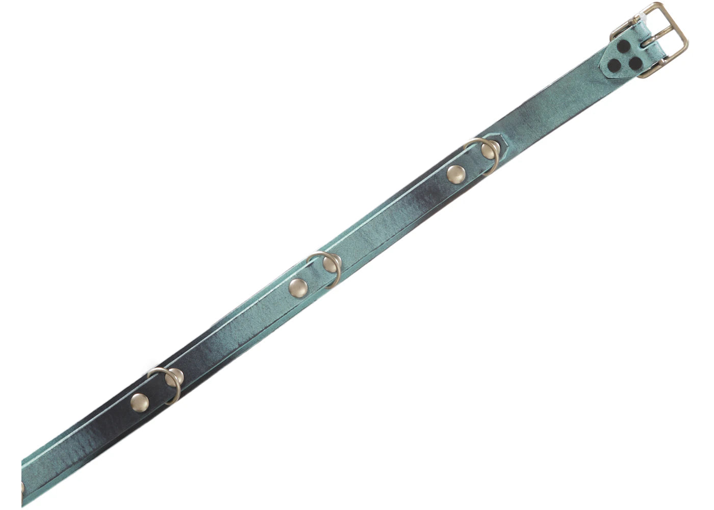 Supreme Blackmeans Concho Leather Belt Light Green