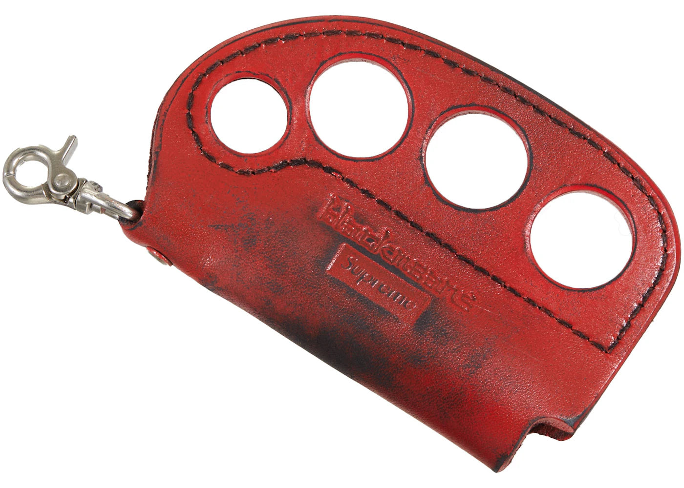 Supreme Blackmeans Leather Lighter Case Red