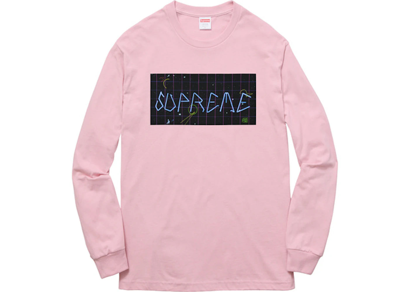 Supreme Blade Grid LS Tee Dusty Pink