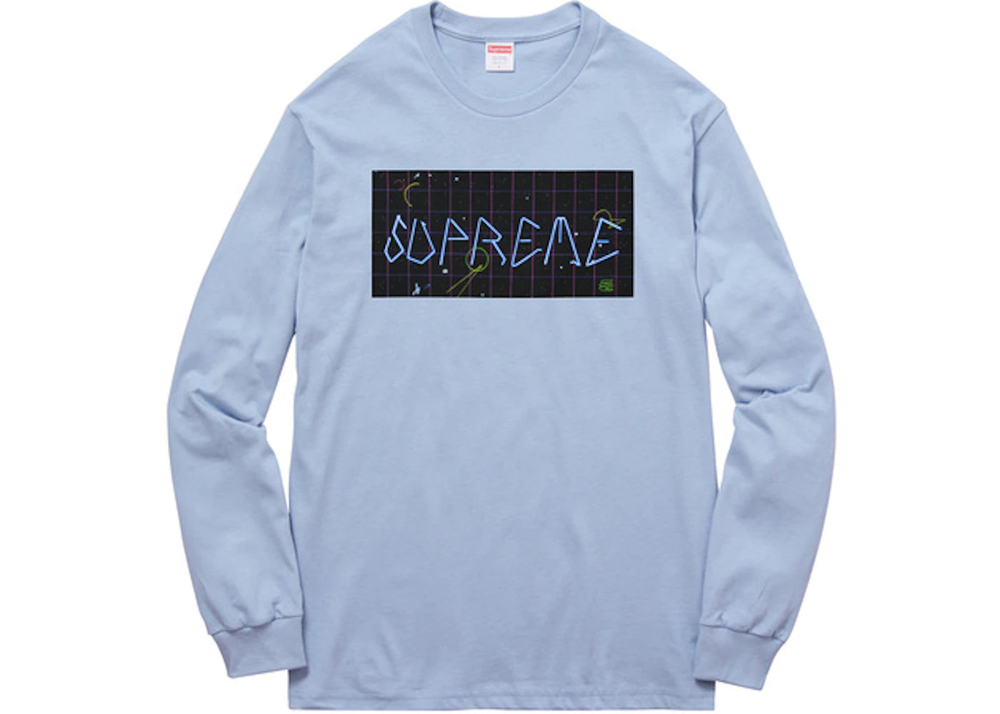 Supreme Blade Grid LS Tee Light Blue