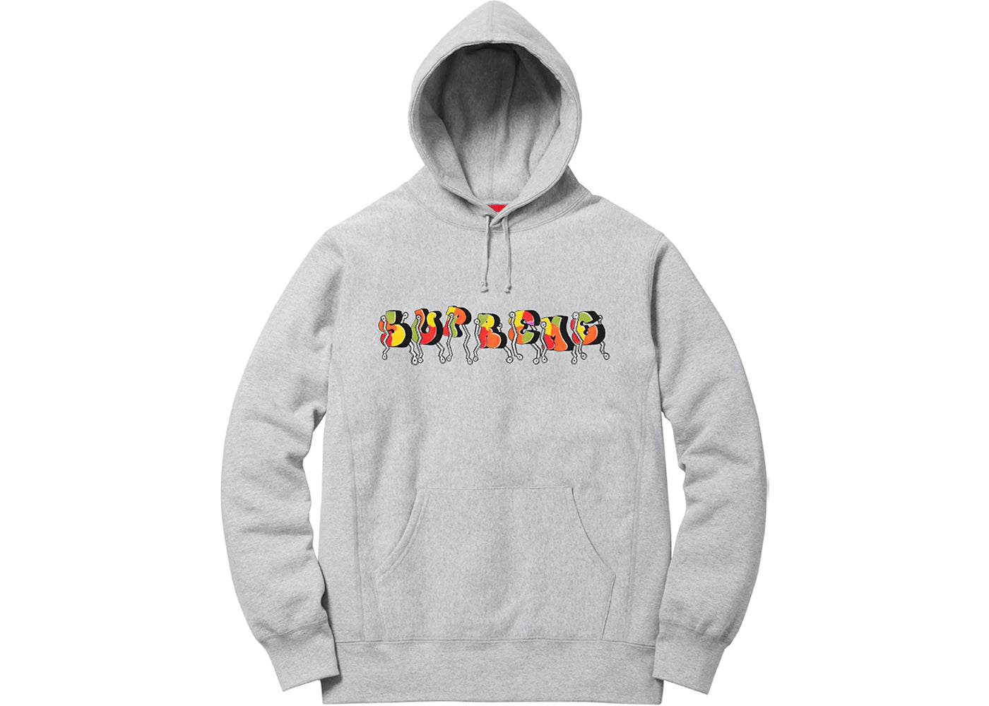 Supreme Blade Whole Car Hooded Sweatshirt Grey