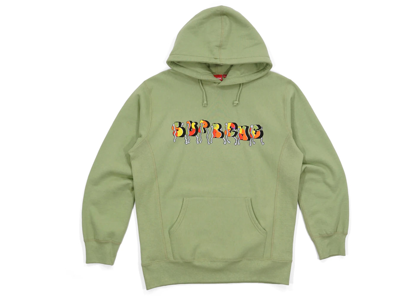 Supreme Blade Whole Car Hooded Sweatshirt Sage