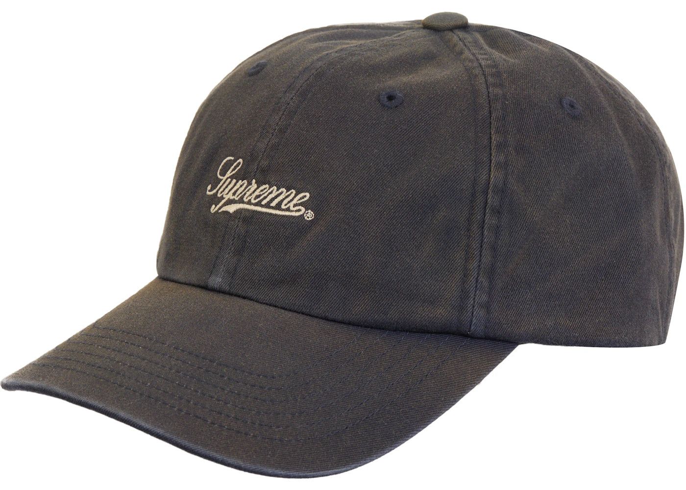 Supreme Bleached Chino 6-Panel Navy