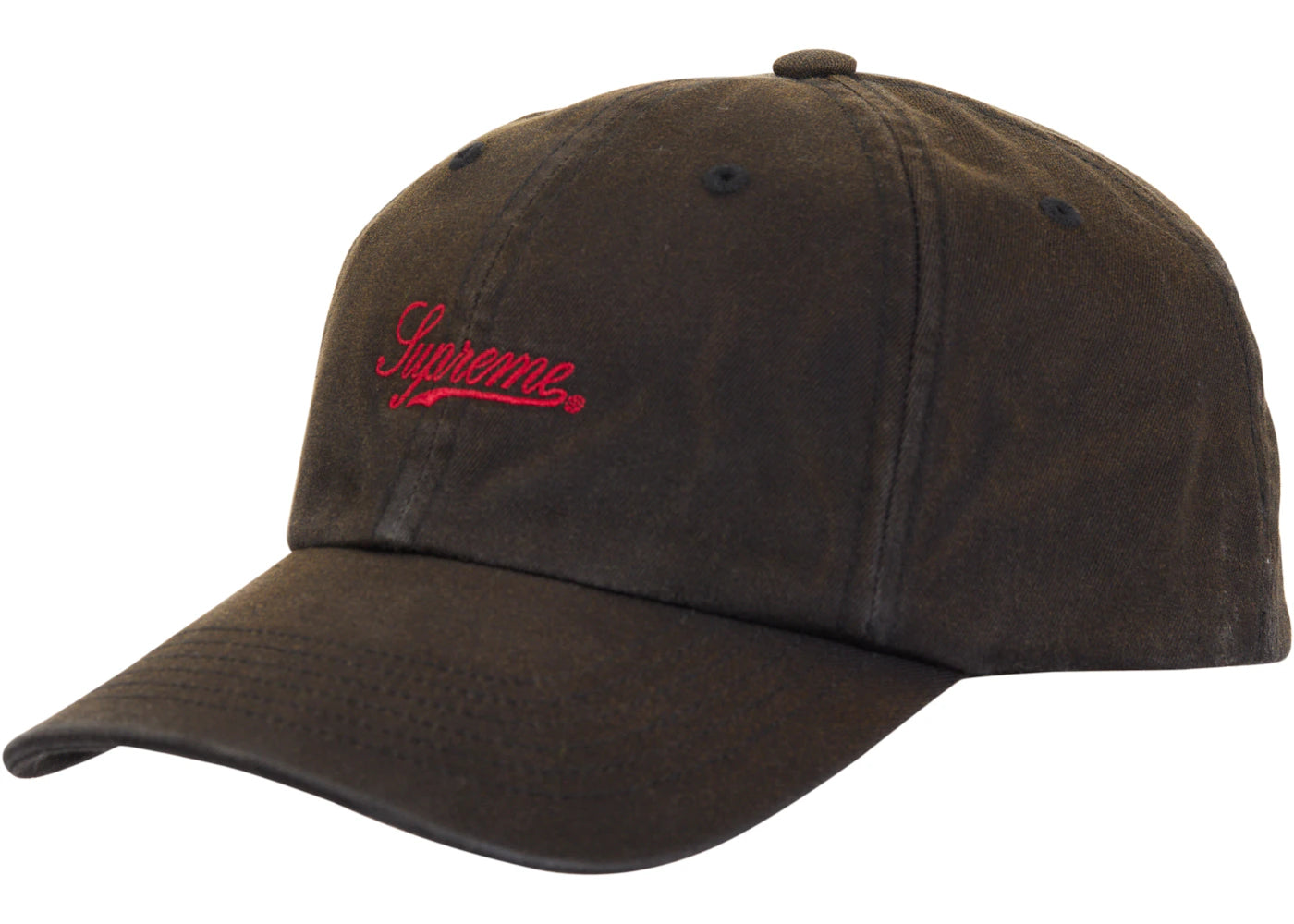 Supreme Bleached Chino 6-Panel Black