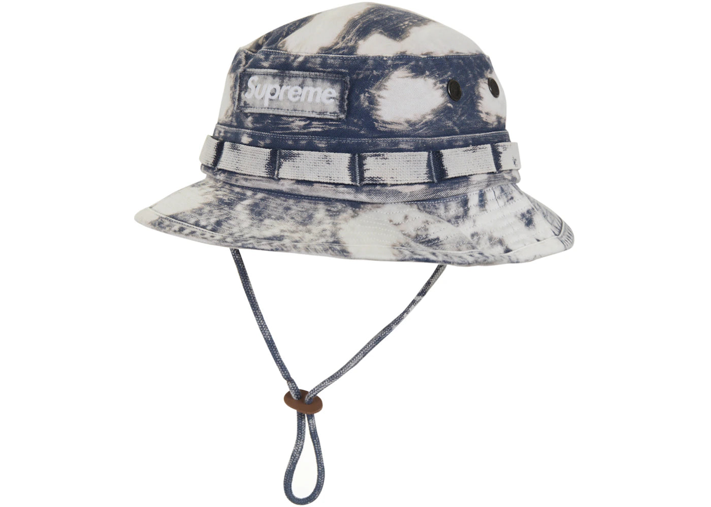 Supreme Bleached Chino Boonie Navy