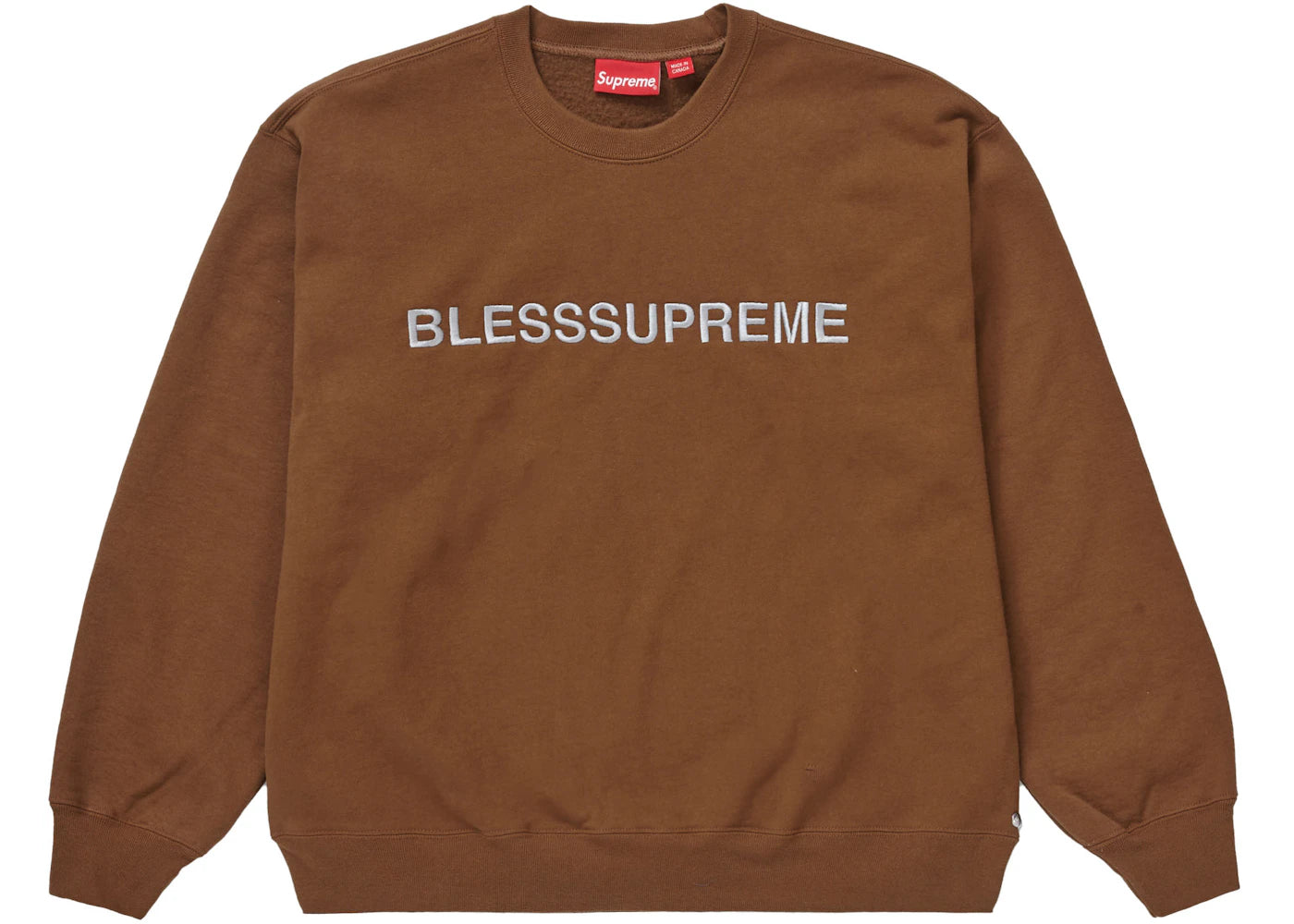 Supreme Bless Crewneck Brown