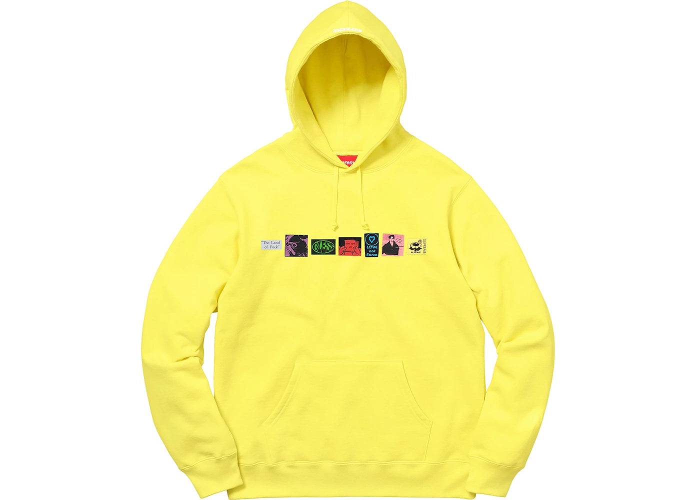 Supreme Bless Hooded Sweatshirt Lemon