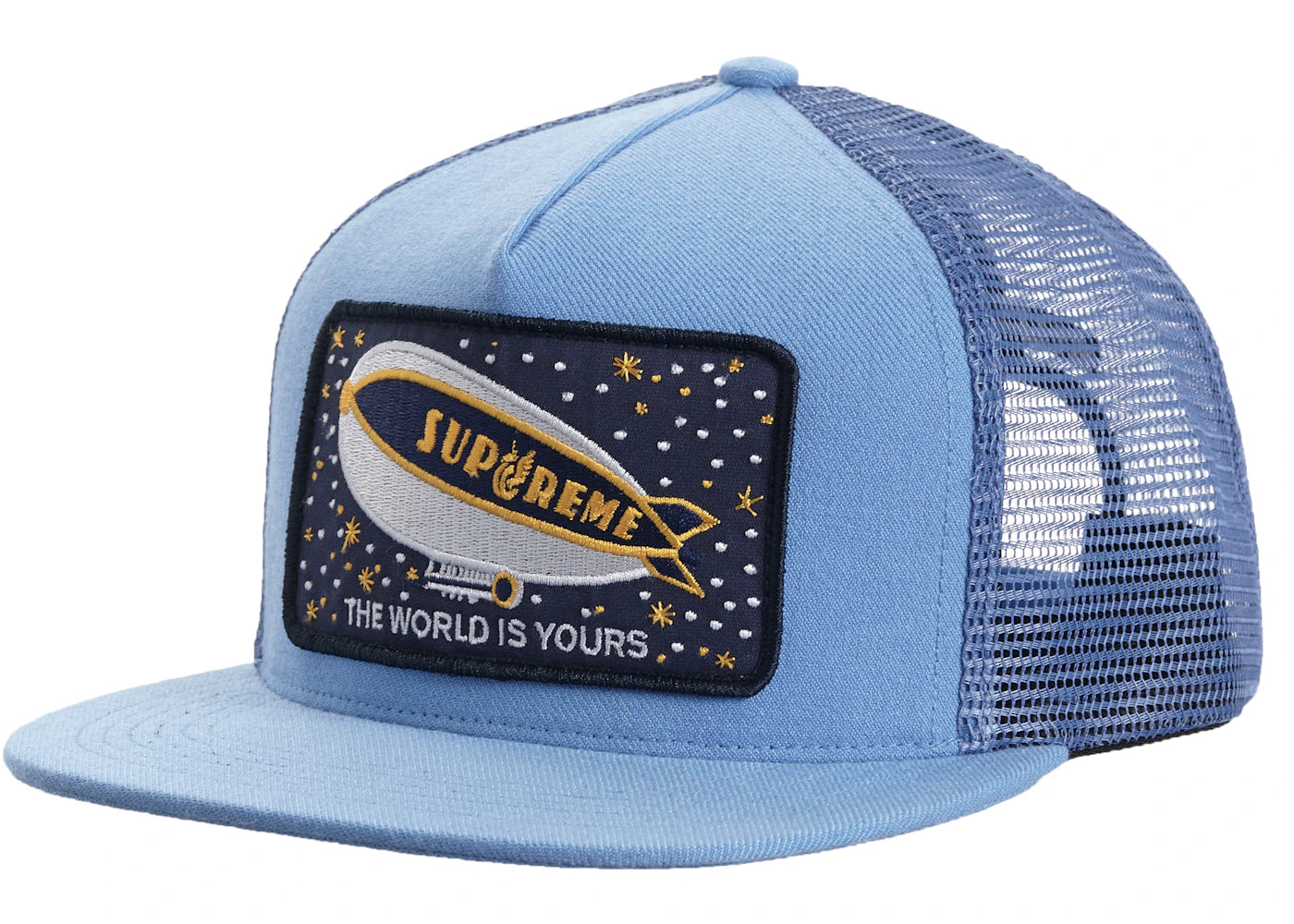 Supreme Blimp Mesh Back 5-Panel Light Blue