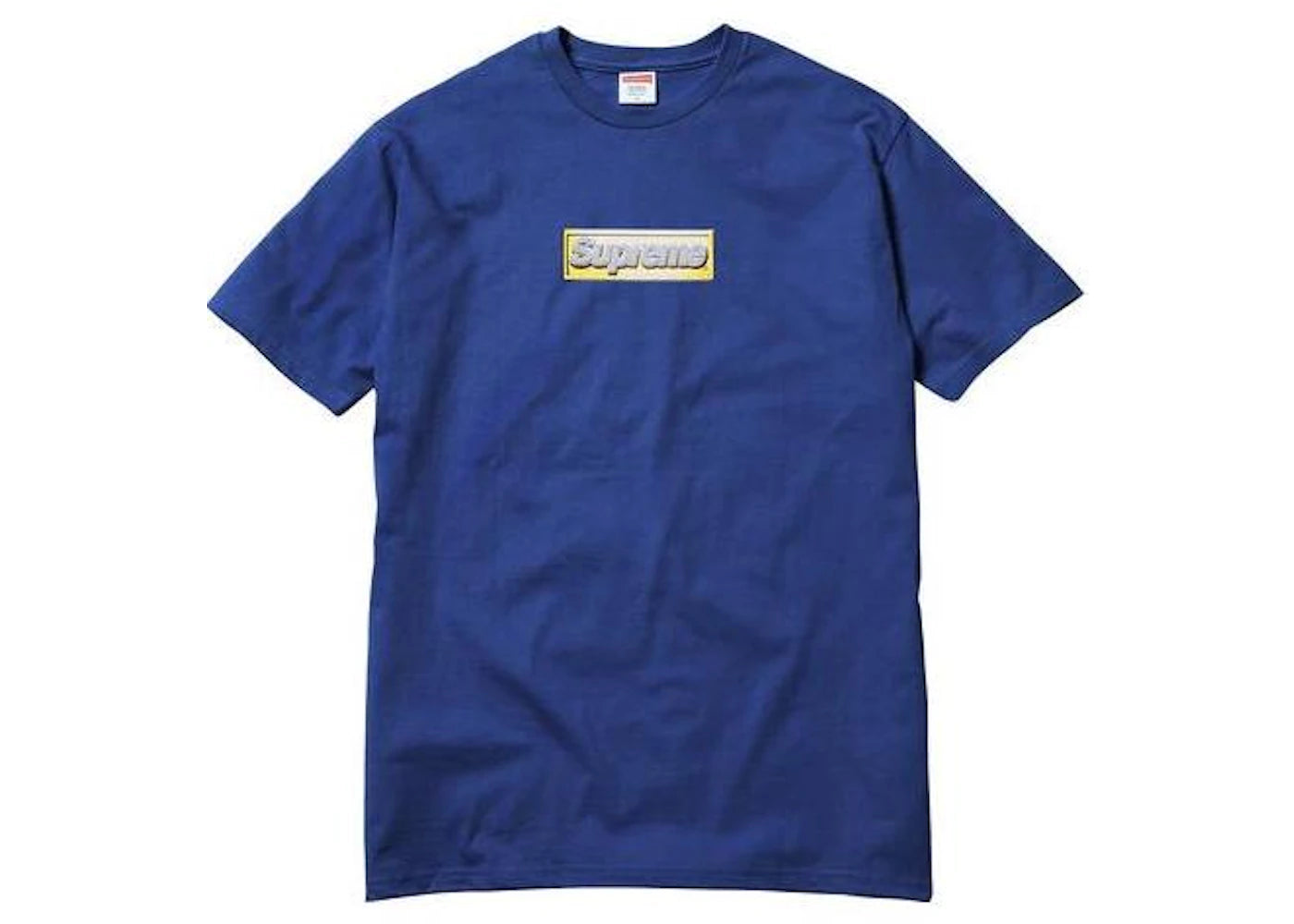 Supreme Bling Logo Tee Blue