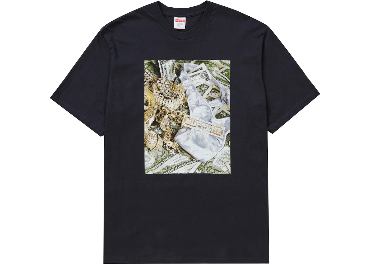 Supreme Bling Tee Navy