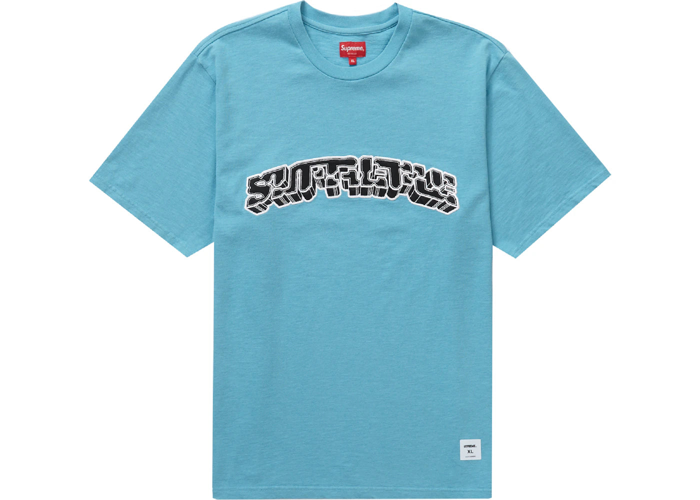 Supreme Block Arc S/S Top Bright Blue