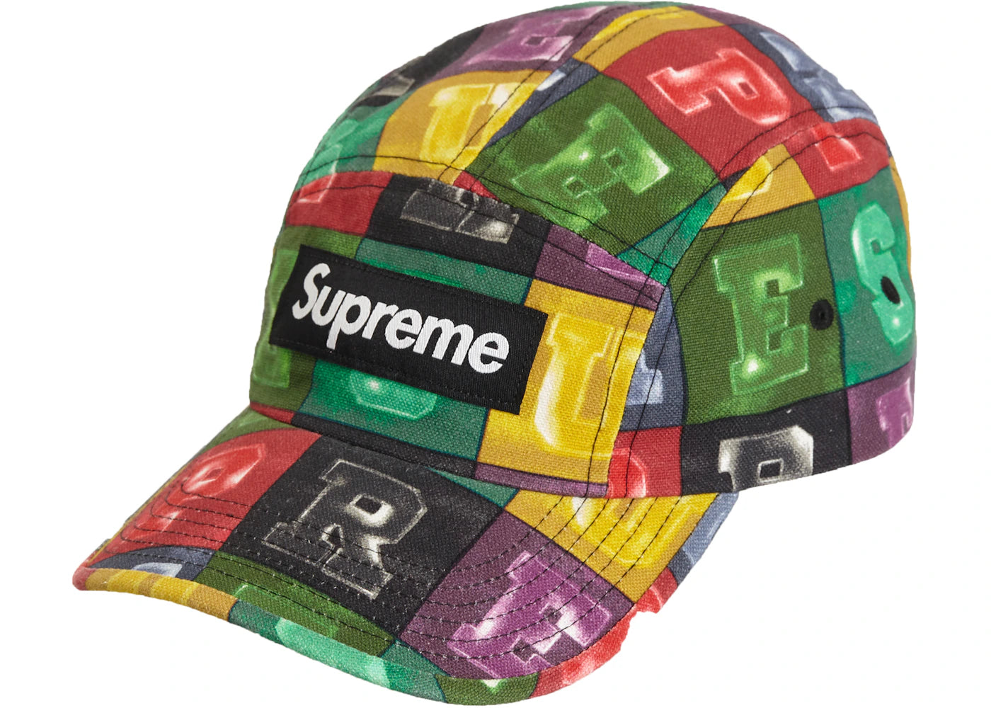 Supreme Blocks Camp Cap Multicolor