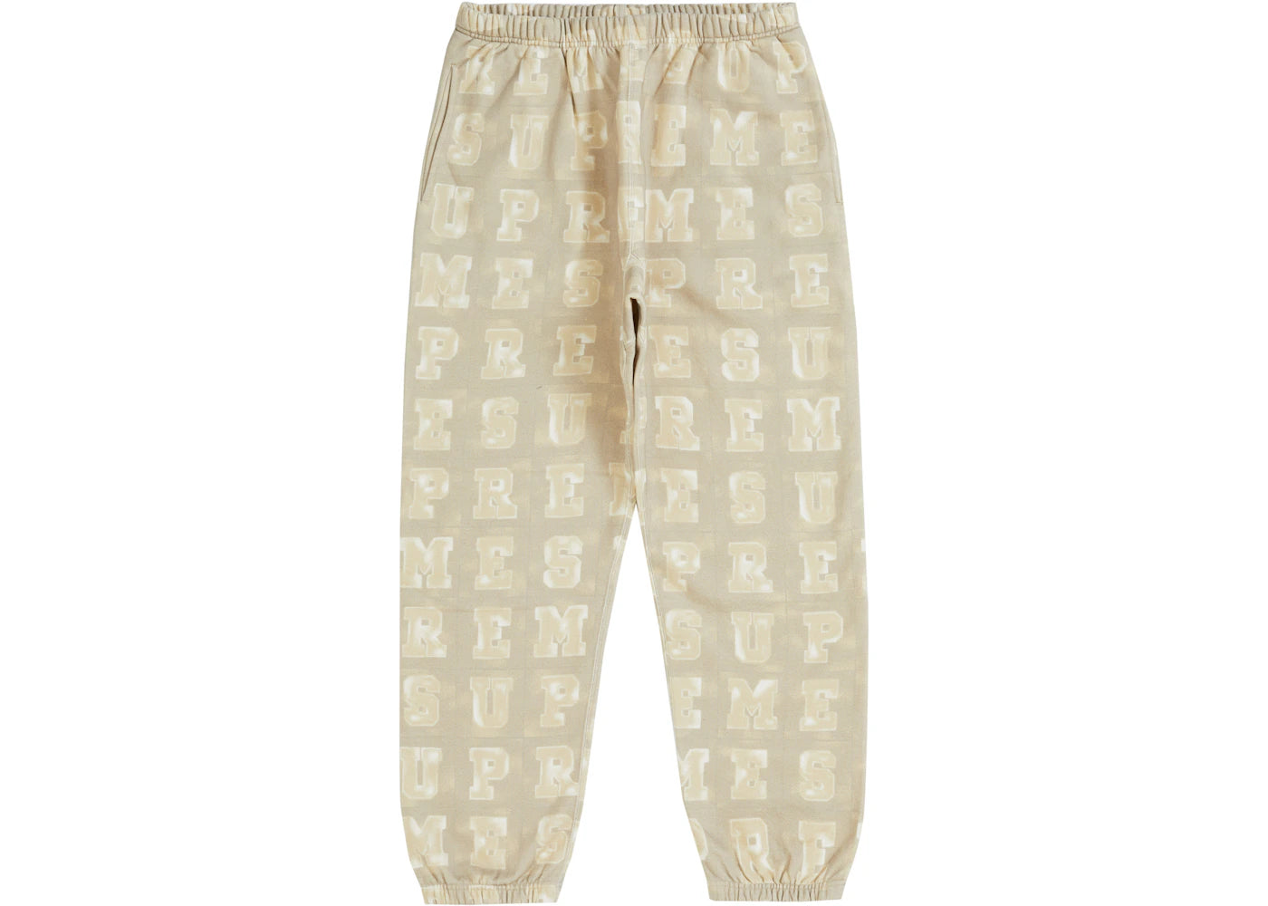 Supreme Blocks Sweatpant Tan