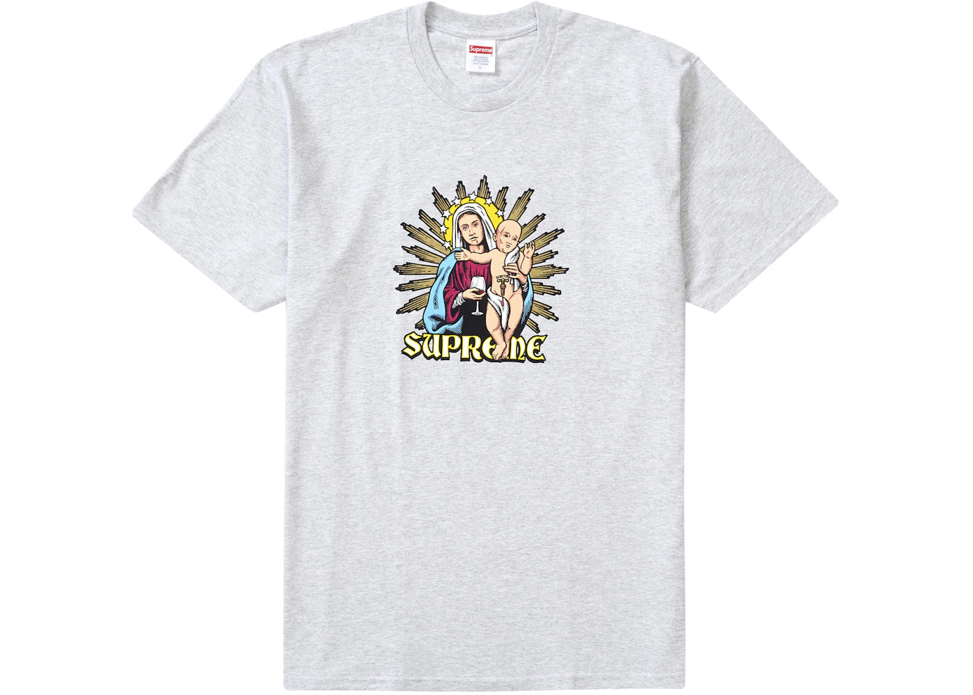 Supreme Blood Tee Ash Grey