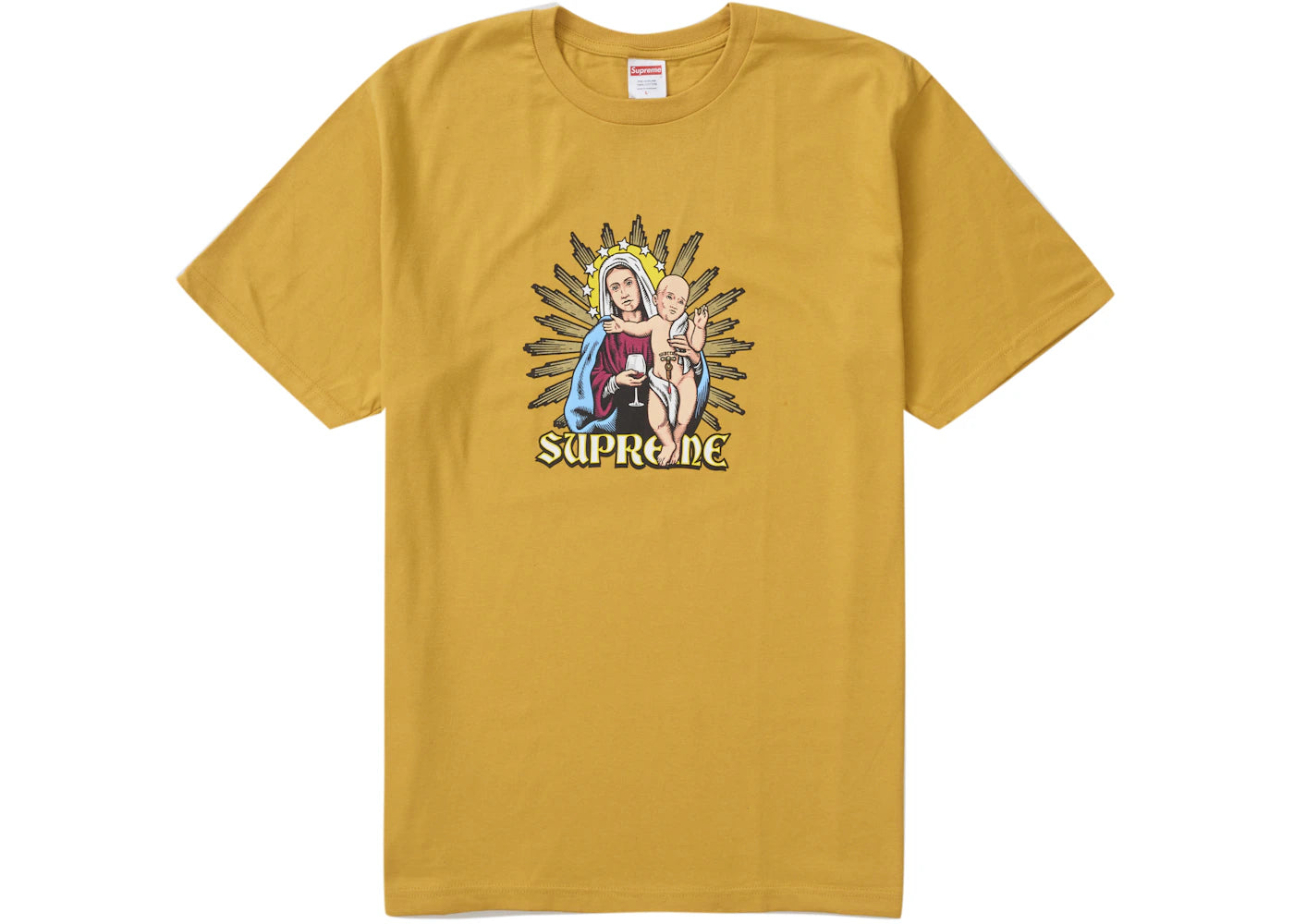 Supreme Blood Tee Mustard