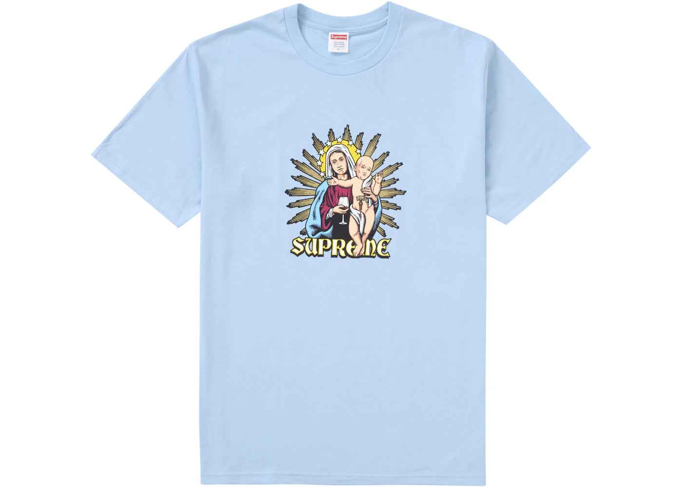 Supreme Blood Tee Powder Blue