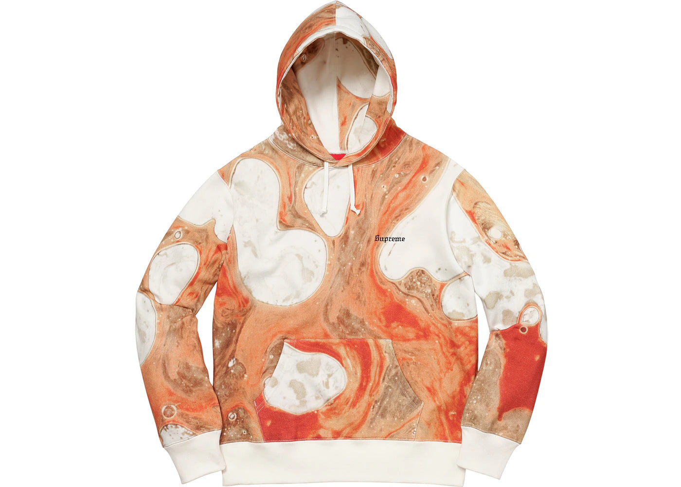 Supreme Blood and Semen Hooded Sweatshirt White