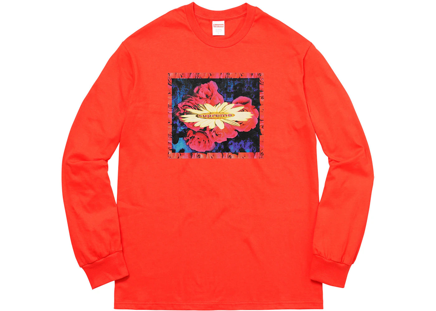 Supreme Bloom L/S Tee Bright Orange