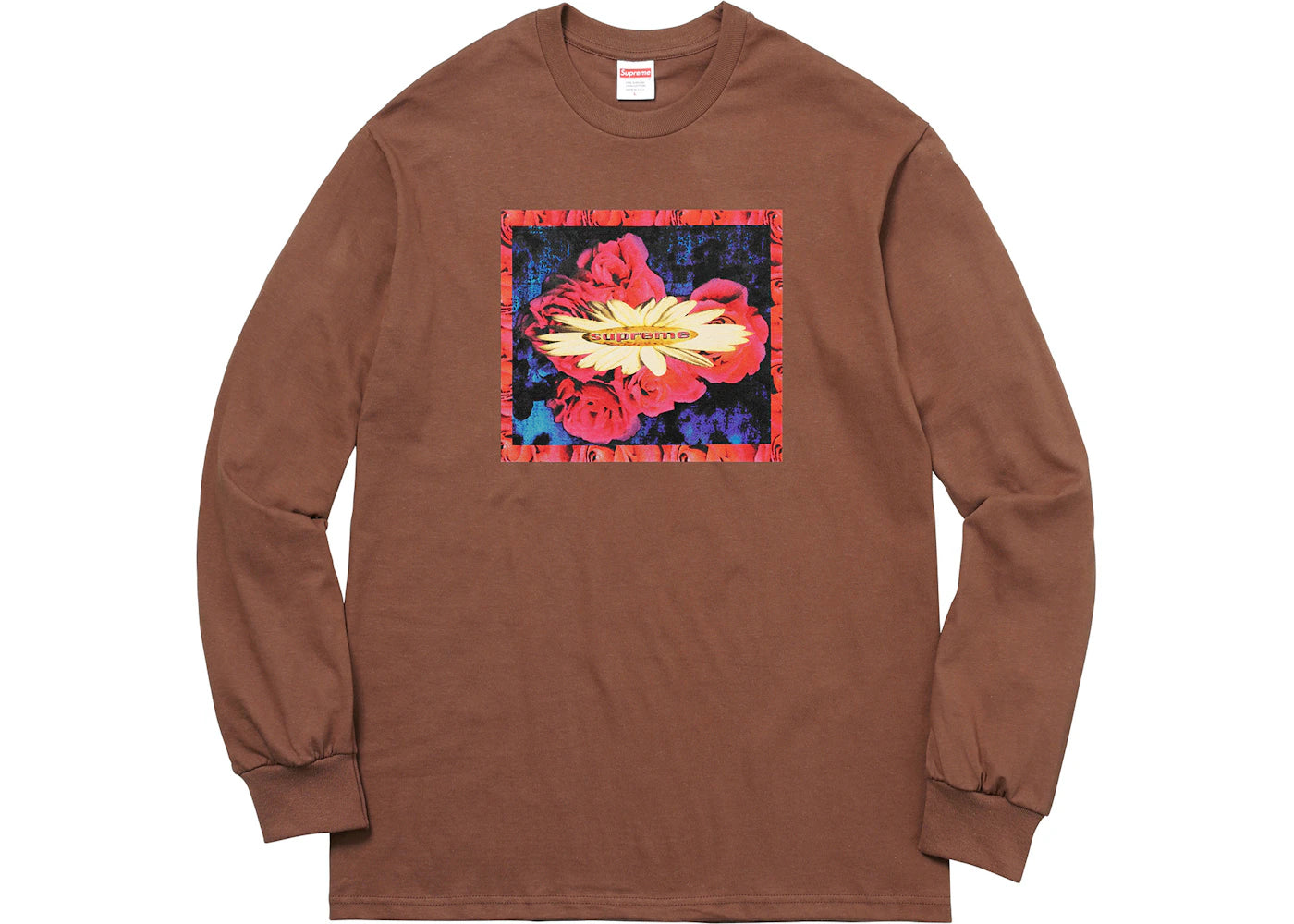 Supreme Bloom L/S Tee Brown