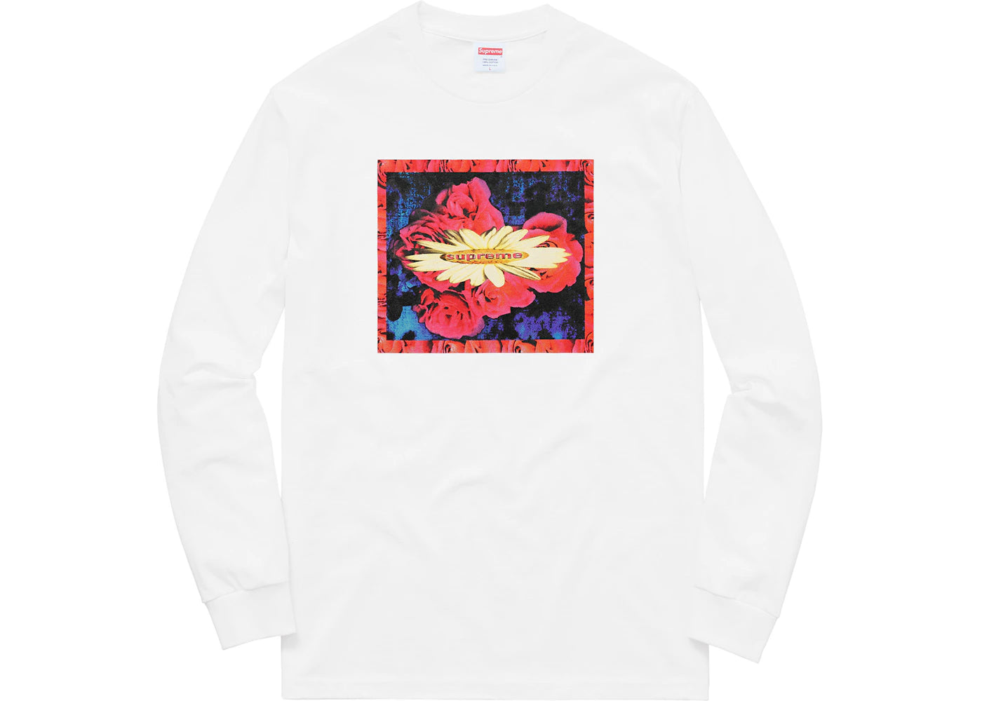 Supreme Bloom L/S Tee White