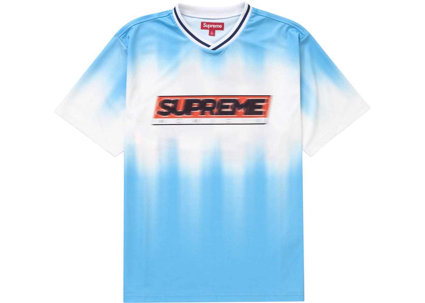 Supreme Blur Soccer Jersey Blue