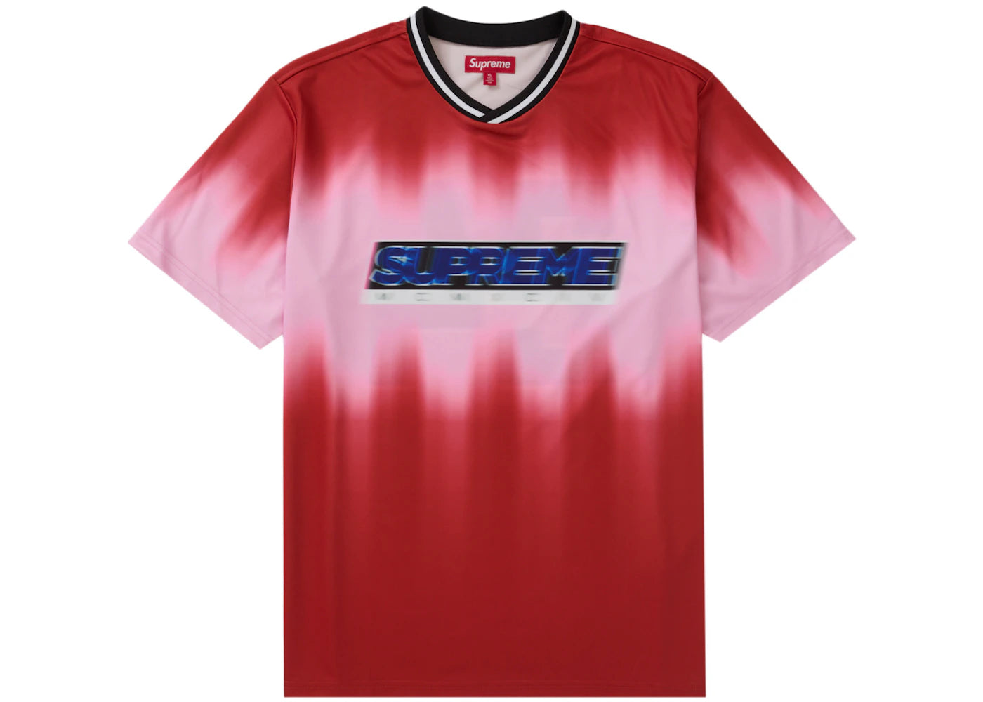 Supreme Blur Soccer Jersey Red