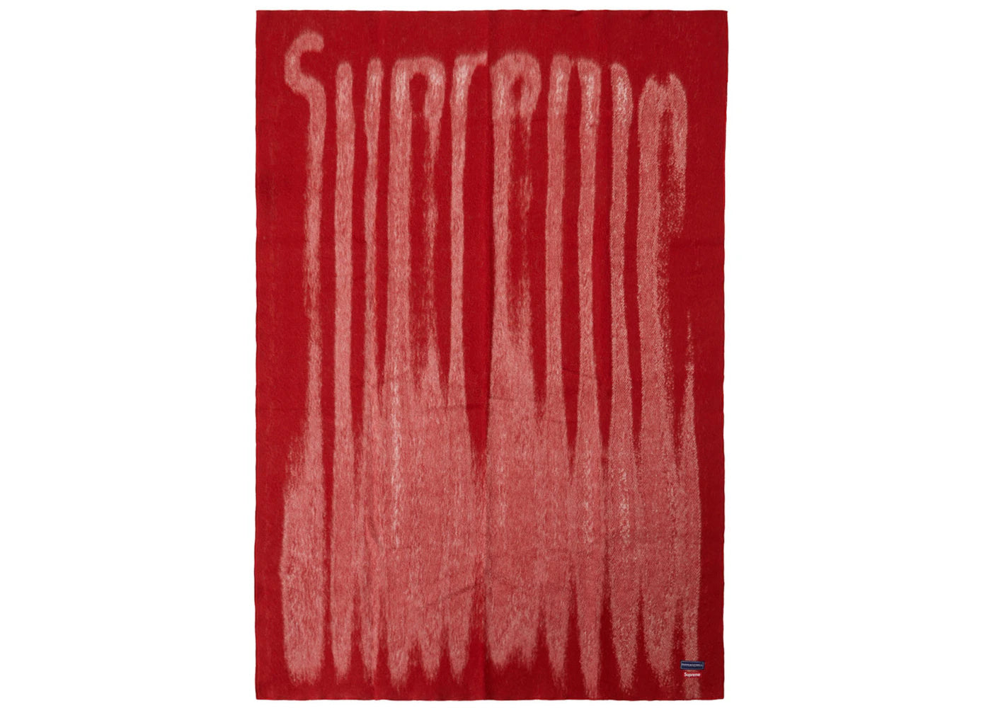 Supreme Blurred Logo Blanket Red